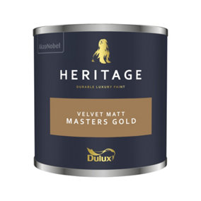 Dulux Heritage Velvet Matt - 125ml Tester Pot - Masters Gold