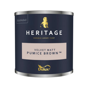 Dulux Heritage Velvet Matt 125ml Tester Pot Pumice Brown