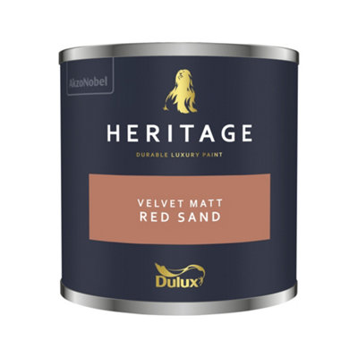 Dulux Heritage Velvet Matt 125ml Tester Pot Red Sand