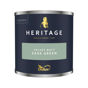 Dulux Heritage Velvet Matt - 125ml Tester Pot - Sage Green