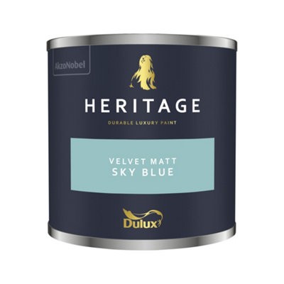 Dulux Heritage Velvet Matt - 125ml Tester Pot - Sky Blue