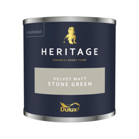 Dulux Heritage Velvet Matt - 125ml Tester Pot - Stone Green