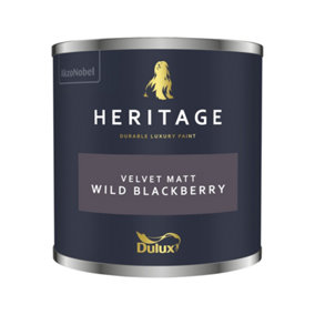 Dulux Heritage Velvet Matt 125ml Tester Pot Wild Blackberry