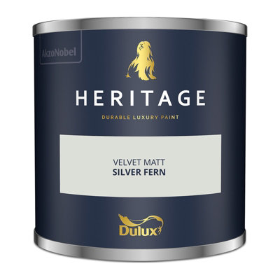 Dulux Heritage Velvet Matt Emulsion Tester Pot 125ml - Silver Fern - 5381235