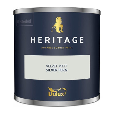 Dulux Heritage Velvet Matt Emulsion Tester Pot 125ml - Silver Fern - 5381235