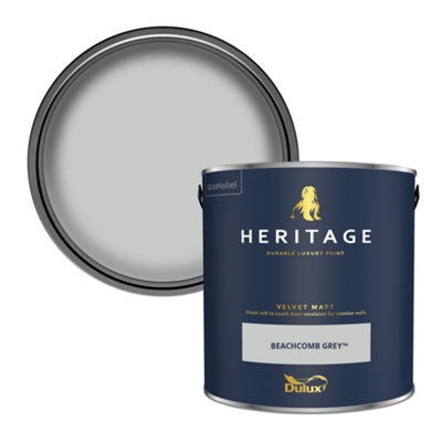 Dulux Heritage Velvet Matt (Tinted) Beachcomb Grey 5L