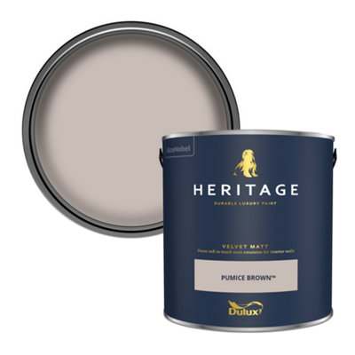 Dulux Heritage Velvet Matt (Tinted) Pumice Brown 5L