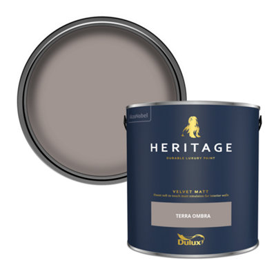 Dulux Heritage Velvet Matt (Tinted) Terra Ombra 5L