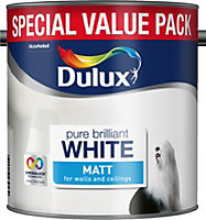 Dulux Matt Emulsion Paint 3L White