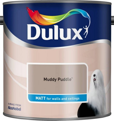 Dulux Matt Wall and Ceilings Paint 2.5L - Muddy Puddle