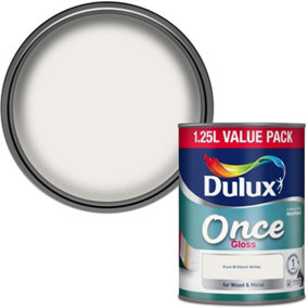Dulux Once Gloss Brilliant White 1.25L