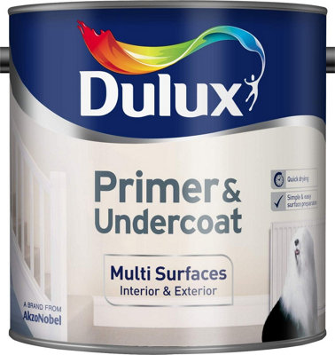 Dulux Primer & Under Coat Multi Surface Interior & Exterior Paint 2.5L - White