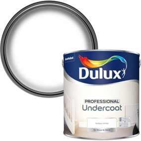 Dulux Professional Undercoat for Wood & Metal Brilliant White - 2.5L