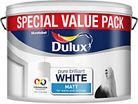 Dulux Pure Brilliant White Matt Paint 7L