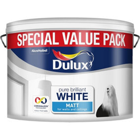 Dulux Pure Brilliant White Matt Paint 7L