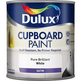 Dulux Retail Cupboard Paint Pure Brilliant White 600ml