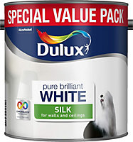 Dulux Silk Emulsion 3L Pure Brilliant White