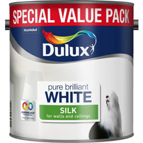 Dulux Silk Emulsion Paint 3L White