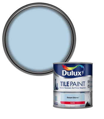 Dulux Tile Paint 600ml Distant Shores DIY at B&Q