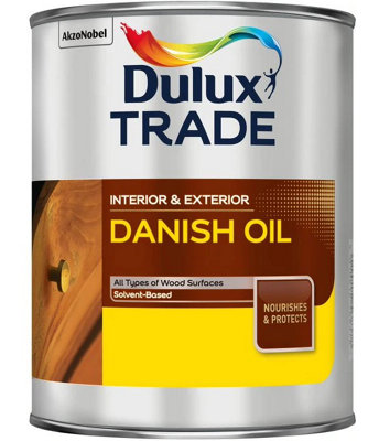 Dulux Trade Danish Oil - 1L - Nourishes & Protects all Types of Wood