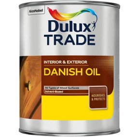 Dulux Trade Danish Oil - 1L - Nourishes & Protects all Types of Wood