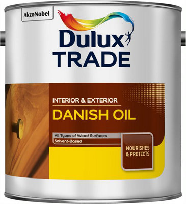 Dulux Trade Danish Oil - 2.5L - Nourishes & Protects all Types of Wood