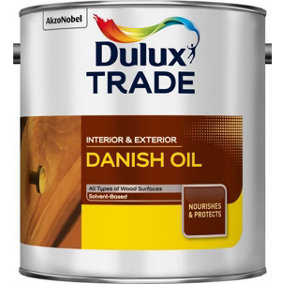 Dulux Trade Danish Oil - 2.5L - Nourishes & Protects all Types of Wood