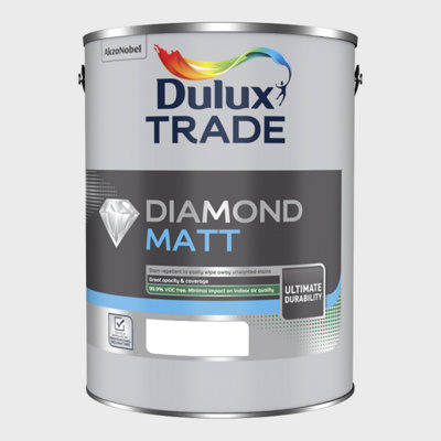 Dulux Trade Diamond Matt Emulsion Rock Salt 5Ltr