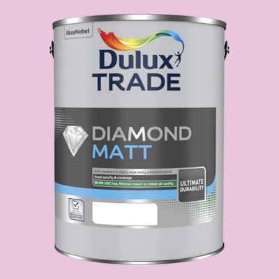 Dulux Trade Diamond Matt Emulsion Sweet Pink 5Ltr