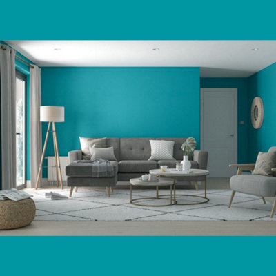 Dulux Trade Diamond Matt Emulsion Teal Touch  2.5Ltr