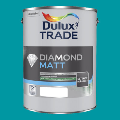 Dulux Trade Diamond Matt Emulsion Teal Touch  5Ltr