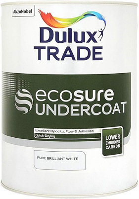 Dulux Trade Ecosure Undercoat White 2.5L - Quick Drying Lower Embodied Carbon