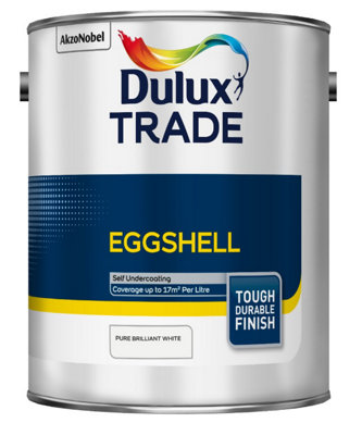 Dulux Trade Eggshell - Pure Brilliant White - 5L