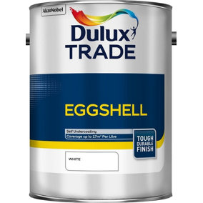 Dulux Trade Eggshell White 5 Litres