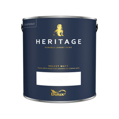 Dulux Trade Heritage Velvet Matt Mixed Colour Pale Cream 2.5L