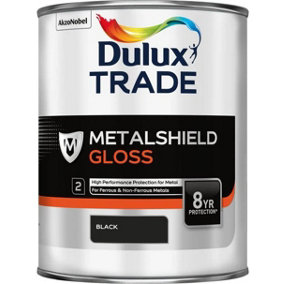 Dulux Trade Metalshield Gloss - Black - 1L
