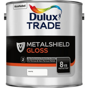 Dulux Trade Metalshield Gloss White 2.5 Litre