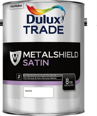 Dulux Trade Metalshield Satin White 5L