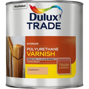 Dulux Trade Polyurethane Varnish Matt 2.5 Litre