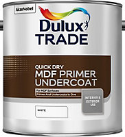 Dulux Trade Quick Dry MDF Primer and Undercoat 2.5 Litres