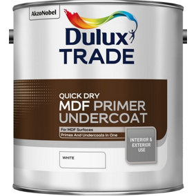 Dulux Trade Quick Dry MDF Primer and Undercoat - 2.5 Litres