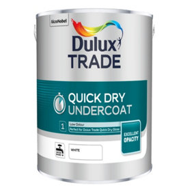 Dulux Trade Quick Dry Undercoat - White - 5 Litres