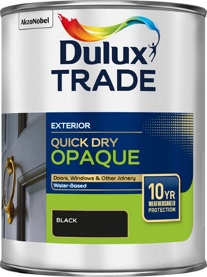 Dulux Trade Quick Drying Opaque Black 1L