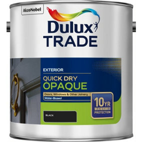 Dulux Trade Quick Drying Opaque Black 2.5L