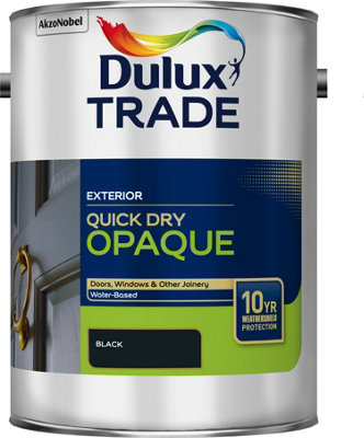 Dulux Trade Quick Drying Opaque Black 5L