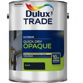Dulux Trade Quick Drying Opaque Black 5L