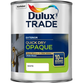 Dulux Trade Quick Drying Opaque White 1L