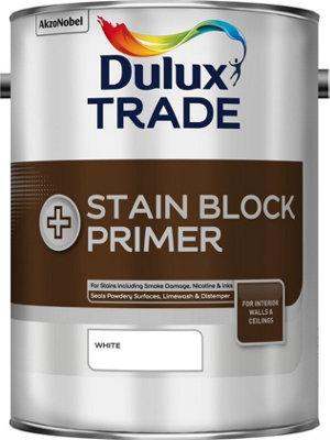 Dulux Trade Stain Block Primer - White - 5L