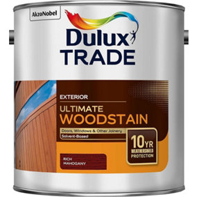 Dulux Trade Ultimate Weathershield Woodstain Rich Mahogany 2.5 Litres