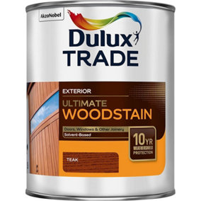 Dulux Trade Ultimate Weathershield Woodstain Teak 1 Litre